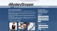 Desktop Screenshot of emysteryshopper.com